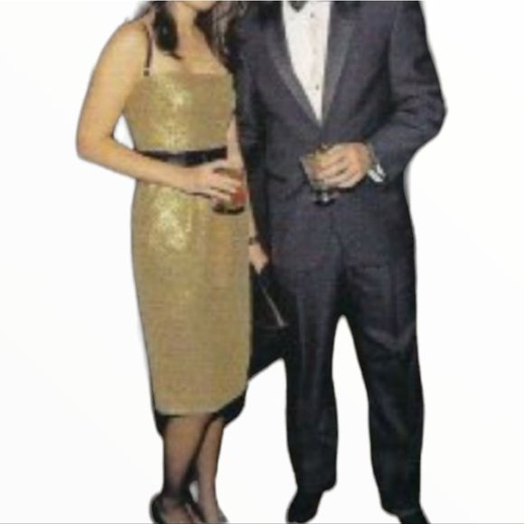 Dolce & Gabbana Gold Sequin Prom Dress - Picture 15 of 16